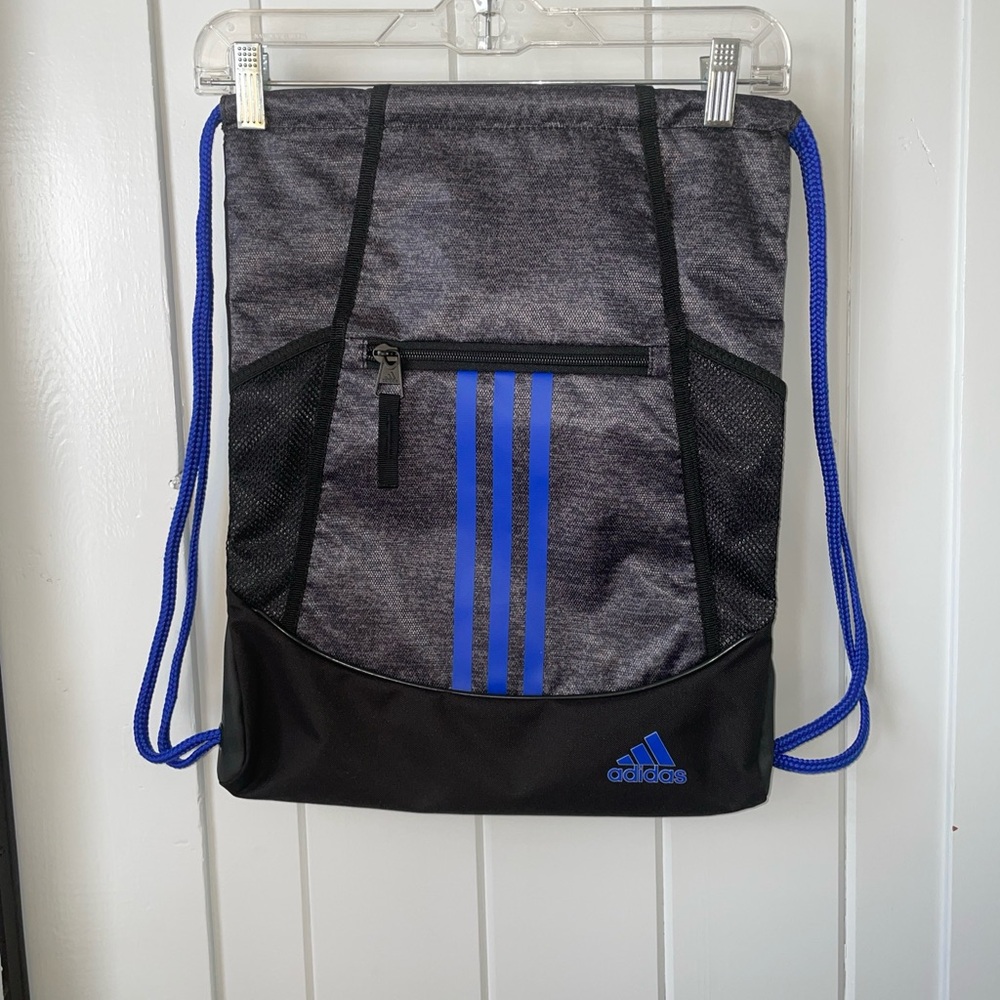 Adidas Backpack Back Pack Sackpack Sack Bookbag B… - image 2